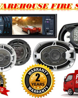 DMR-380BTAD DVD/CD/MP3/AM/FM & 2 Pairs of 6.5" & 6x9" speaker