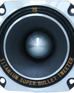 MR DJ HDT700S 3.5" 500W Chrome High Compression Titanium Bullet Super Tweeter