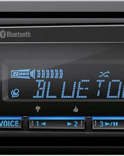 Alpine UTE-73BT Multimedia Receiver + 2 Pair DM-65C-G 6.5" Component 2-Way Bundle
