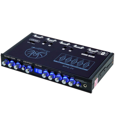 Soundstream MPQ-5V 5-Band Parametric Equalizer w/ Voltage Level Indicator