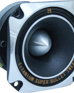 MR DJ HDT700S 3.5" 500W Chrome High Compression Titanium Bullet Super Tweeter