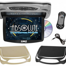 Absolute DFL14HD Flip 14" Overhead Flip Down TFT LCD Monitor with Built-in DVD Player
