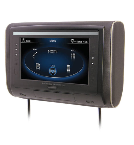 Power Acoustik PHD-101 Universal Headrest Monitor Mount DVD Player w/ 10.3″ LCD & Android PhoneLink