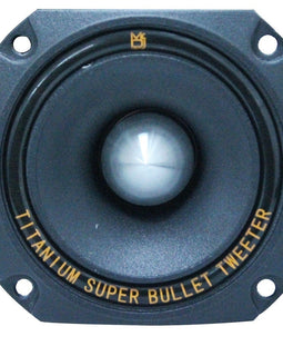 MR DJ HDT700B 3.5" 500W Black High Compression Titanium Bullet Super Tweeter
