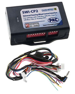 PAC SWI-CP2 ControlPRO Universal Analog/CANbus Steering Wheel Control Interface with DIP Switch Vehicle Selection