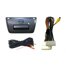 Crux RVCNS-74F Rear View Camera Integration with Tailgate Handle Camera for Nissan Frontier with 4.3” Screen