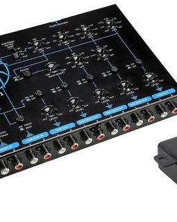 Soundstream PROX4.1 5-Way Electronic Crossover Optimized for Extreme SPL & 8 Gauge Amp Kit