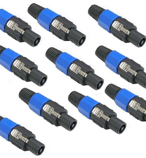 10 MR DJ Conductor Speaker Cable Male Connector End for SPEAKON Audio Loudspeaker