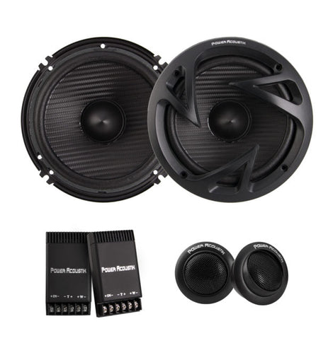 Power Acoustik EF-60C 6.5” Component Set Speakers Kit