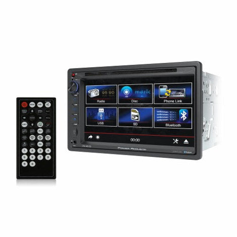 Power Acoustik PD-651B Double DIN Bluetooth In-Dash DVD/CD/AM/FM Car Stereo w/ 6.5