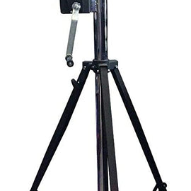 12FT TRUSS LIGHTING CRANK STAND 200 LBs & UNIVERSAL BLACK T ADAPTER DJ PA CLUB