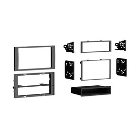 Metra 99-5824B Single/Double DIN Black Dash Installation Kit - Compatible Fits for Ford Transit Connect 2010-2012