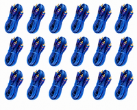 20 Pack MK Audio KABC20B 20 ft Digital Audio Coaxial Cable Gold-Plated RCA Male to RCA Male S/PDIF Cable