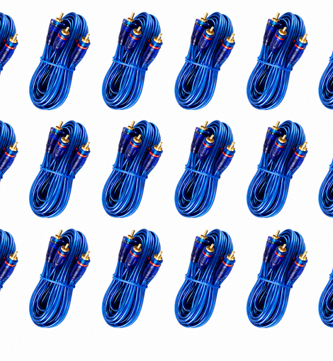 20 Pack MK Audio KABC20B 20 ft Digital Audio Coaxial Cable Gold-Plated RCA Male to RCA Male S/PDIF Cable