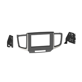 Metra 95-7811B Double-DIN Car Stereo Dash Kit - Compatible Fits for Honda select Passport Pilot Ridgeline models