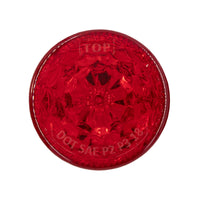 Heise Trailer HE-TR2001 Round Red Marker/Clearance Light - 2 Inch, 6 LED