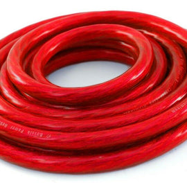 A/T 0 Gauge 25' Ft Ground Wire Cable Red Power Car Audio Amp Marin