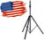 Patron DJ Speaker Stand/Tripod Fold-Out Load Capacity 80LB Maximum Height 72