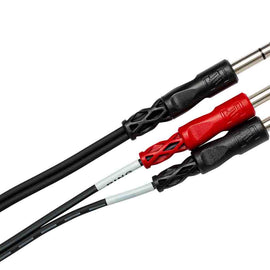 Hosa STP-201 Insert Cable 1/4 in TRS to Dual 1/4 in TS – 1 Meter