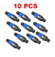 10 Conductor Speaker Cable Male Connector End for SPEAKON Audio Loudspeaker
