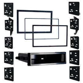 Metra 99-8104 Single/Double-DIN Car Stereo Multi Kit - Compatible Fits for Toyota 1984-2004