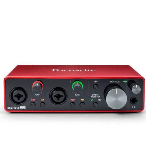 Focusrite Scarlett 2i2 3rd Gen 2x2 USB Audio Interface 3rd Generation