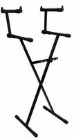 Mr. Dj USA KS550 X Style Pro Dual Music Keyboard Stand Electronic Piano Stand
