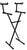 Mr. Dj USA KS550 X Style Pro Dual Music Keyboard Stand Electronic Piano Stand