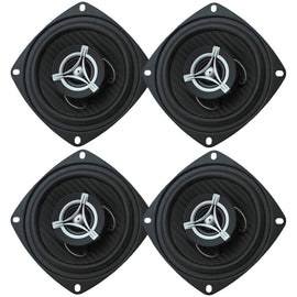 2 Power Acoustik EF -42 4” 2-Way Full-Range Speakers