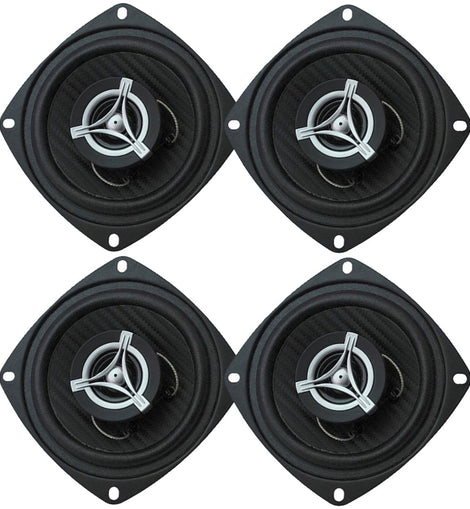 2 Power Acoustik EF -42 4” 2-Way Full-Range Speakers