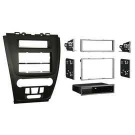Metra 99-5821B Single/Double-DIN Car Stereo Black Dash Kit - Compatible Fits for Ford Fusion / Mercury Milan 2010-2012