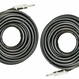 2 MK Audio MKQQM50 1/4" to 1/4" 50 FT. True 12 Gauge Wire PA DJ Pro Audio Speaker Cable