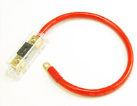 2 200 AMP ANL Gold Terminal Fuse Holder Battery Installation Kit 0 Gauge 1 Feet Red