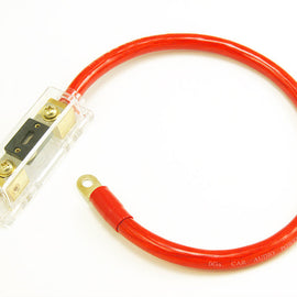 2 200 AMP ANL Gold Terminal Fuse Holder Battery Installation Kit 0 Gauge 1 Feet OFC Red