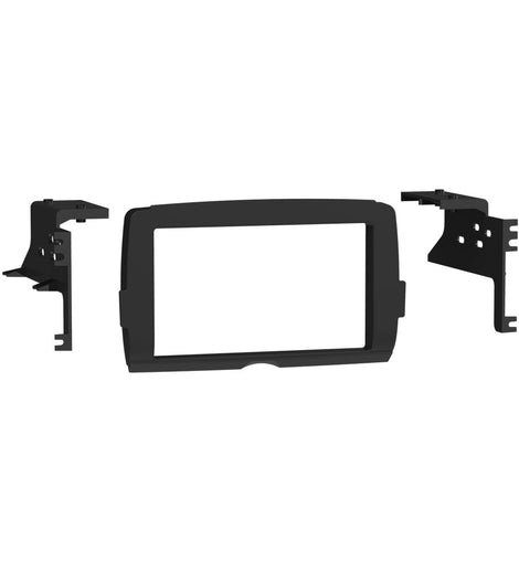 Metra 95-9701 Double DIN L-Shaped Stereo Dash Kit - Compatible Fits for Harley-Davidson 2014-Up