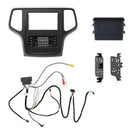 Metra 99-6536S Silver Trim TurboTouch Kit - Compatible Fits for Jeep Grand Cherokee 2014-2021