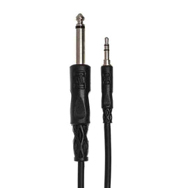 Hosa Mono Interconnect Cable, 1/4 in TS to 3.5 mm TRS