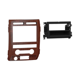 Metra 99-5822MM Single DIN Installation Milano Maple Dash Kit - Compatible Fits for Ford F-150 2009-2010