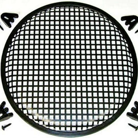 10" INCH UNIVERSAL SPEAKER SUBWOOFER GRILL MESH COVER W/ CLIPS SCREWS GUARD