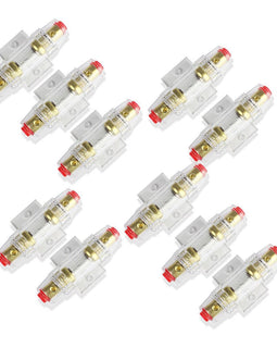 10 American Terminal ATAGH4-10 Inline AGU Fuse Holder Fits 4 8 10 Gauge Wire