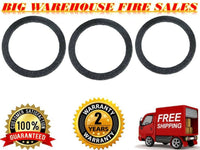 3 15" Gray Carpeted MDF Car Stereo Speaker Woofer Subwoofer Sub Ring Spacer