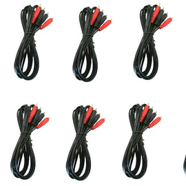 10 Absolute 6' RCA Interconnect Cable Wire Marine Car Amplifier Stereo Home Audio