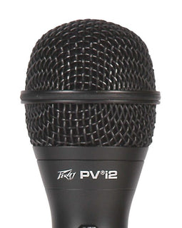 Peavey PVI 2 1/4" Cardioid Unidirectional Dynamic Vocal Microphone with 1/4" Cable