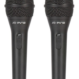 Peavey PV®i 2 (2 Pack) Dynamic Vocal Microphone - Black