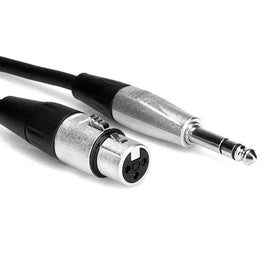 Hosa HXS-005 Pro Balanced Interconnect Cable, REAN XLR3F to 1/4 in TRS - 5 Feet