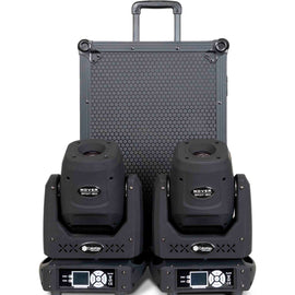 Colorkey CKU-5053, Mover Spot 150 2-Pack Bundle with Trolley - Black