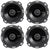 2 Rockford Fosgate P16 Punch 6.0" 2-Way Full-Range Speaker Pair