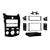 Metra 99-7338B Single or Double-DIN Car Stereo Black Dash Kit - Compatible Fits for Kia Forte 2010-2013