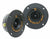 Mr. Dj USA HDT800B Pair 4-Inch Aluminum Bullet Titanium Horn Tweeter Driver (Black)