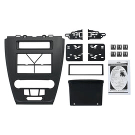 Metra 99-5821B Single/Double-DIN Car Stereo Black Dash Kit - Compatible Fits for Ford Fusion / Mercury Milan 2010-2012